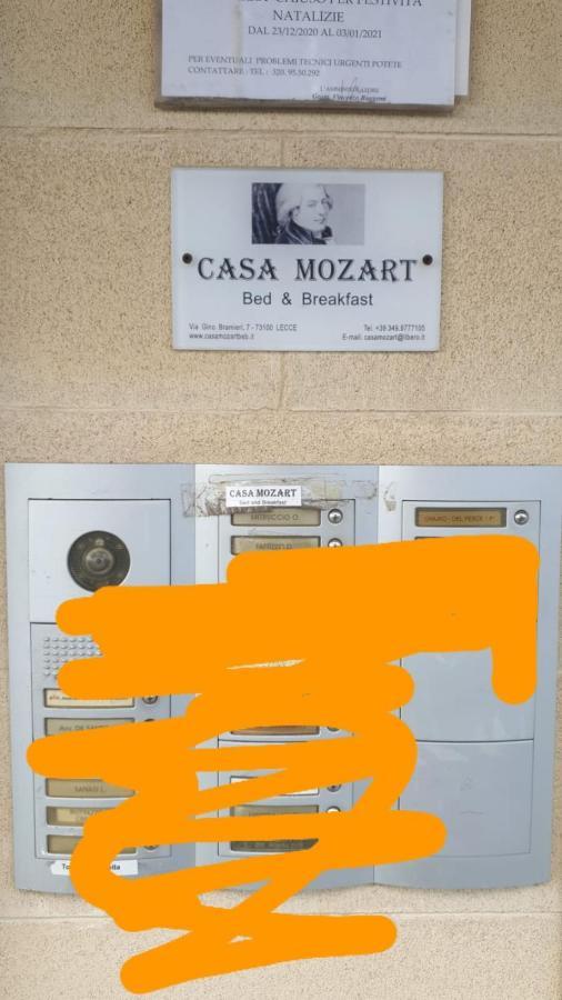 Casa Mozart B&B Лече Екстериор снимка